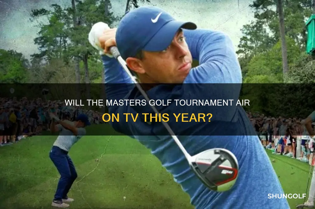 will the masters golf be on tv