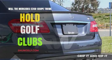 Mercedes E350 Coupe Trunk Space: Can It Fit Golf Clubs?