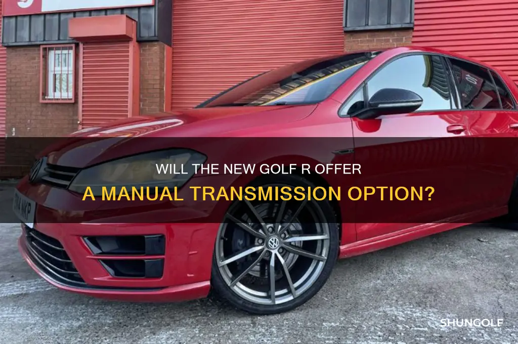 will the new golf r have a manual