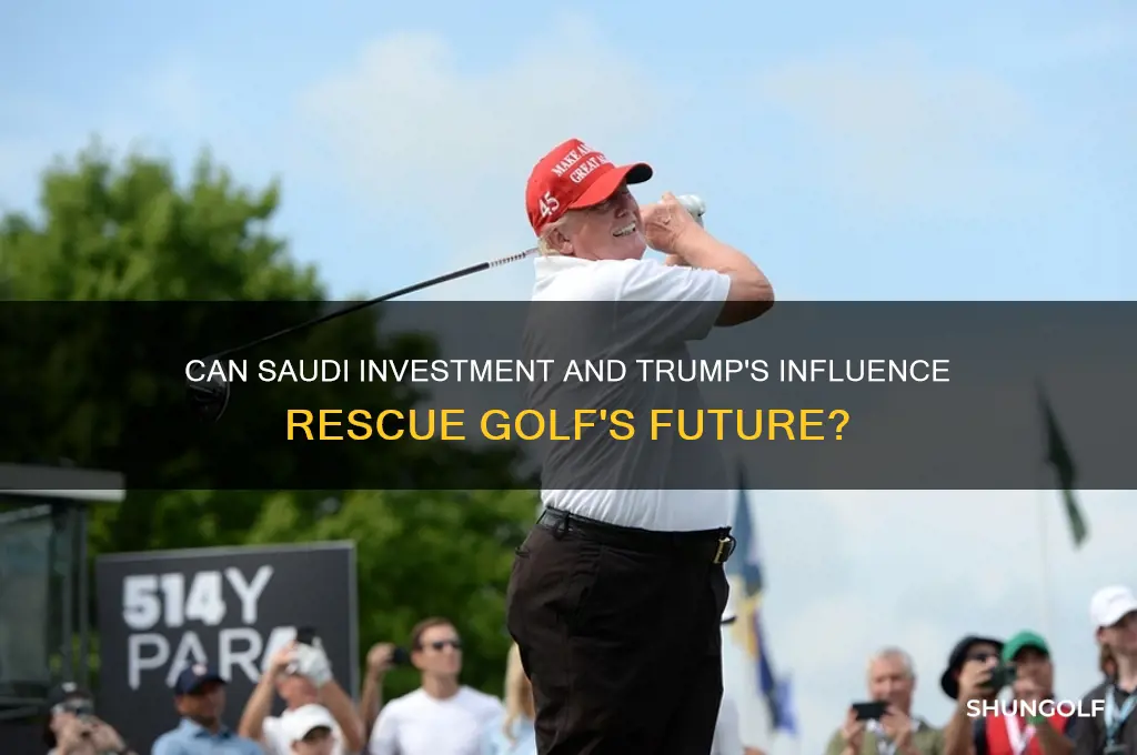 will the saudis and donald trump save golf