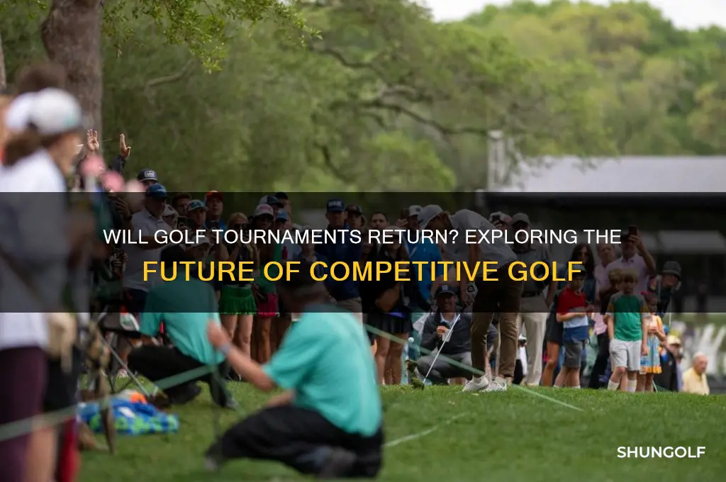 will there be an golf tourment