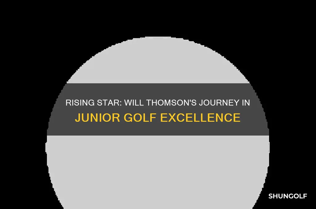 will thomson junior golfer