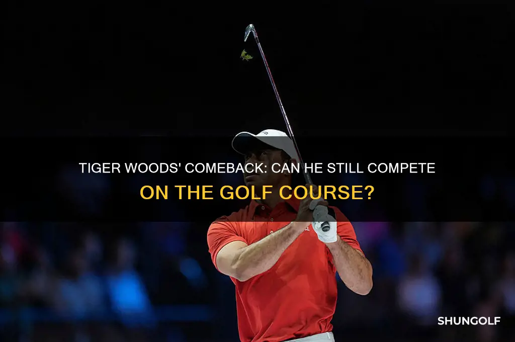 will tiger woods be able to golf