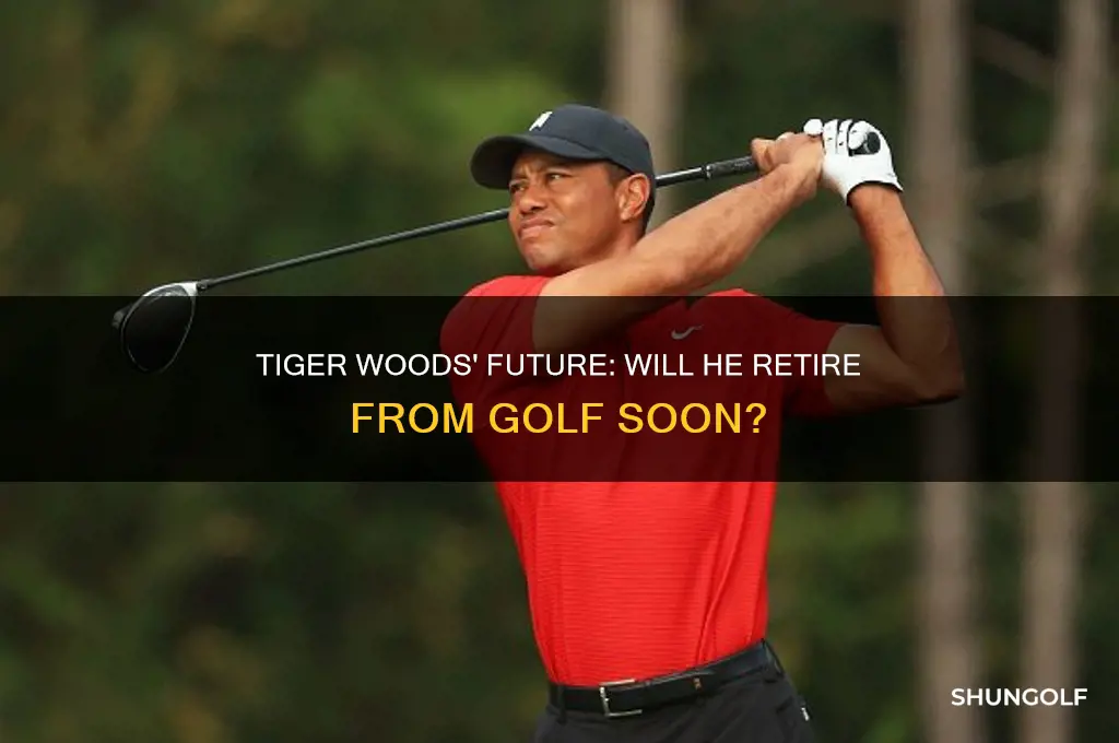 will tiger woods retire from golf