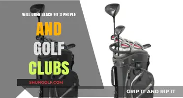 Can Uber Black Accommodate 3 Passengers and Golf Clubs Comfortably?