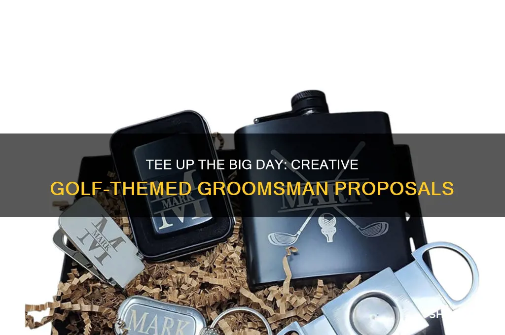 will you be my groomsman golf