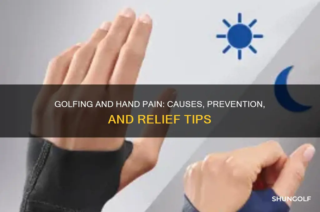 will your hand hurt fter golfing