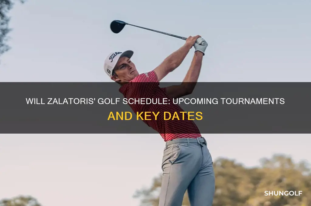 will zalatoris golf schedule