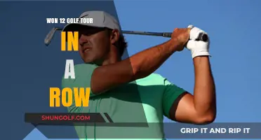 Unstoppable Streak: Golfer Dominates with 12 Consecutive Tour Wins