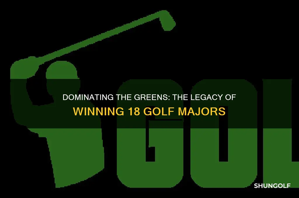 won 18 golf majors