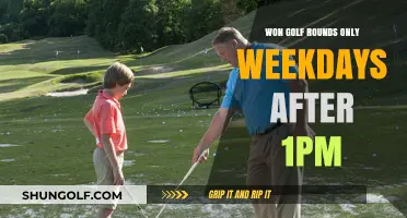 Tee Off Smart: Winning Golf Rounds Weekdays After 1 PM