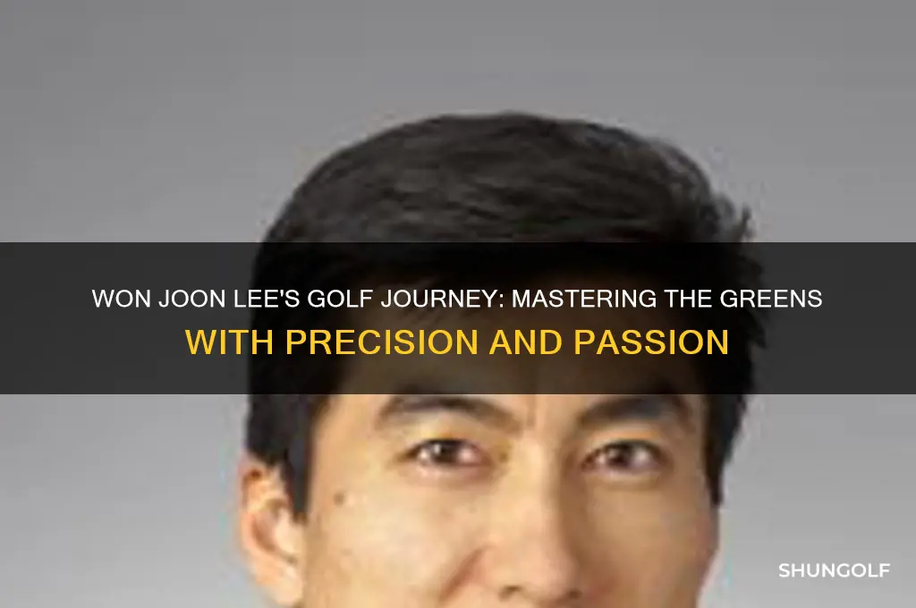 won joon lee golf