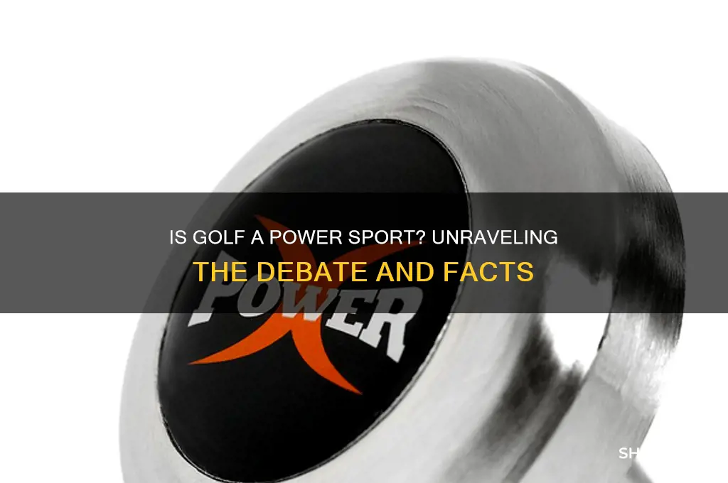 would golf count as a power sport